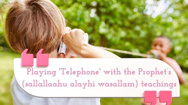 Two Kids playing telephone