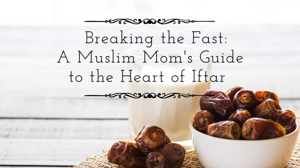 Title: Breaking the Fast: A Muslim Mom's Guide to the Heart of Iftar π½οΈ - with bowl of dates