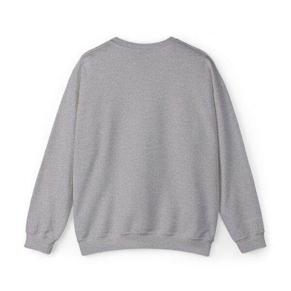 Palestine crewneck, gray, back view