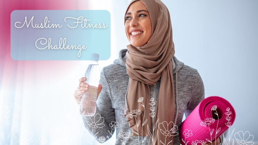 Woman smiling and ready for the Muslim fitness challenge