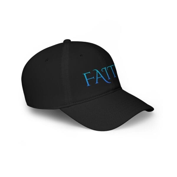 Muslim Cap - FAITH Low-Profile Baseball Cap – Gradient Blue - Image 6