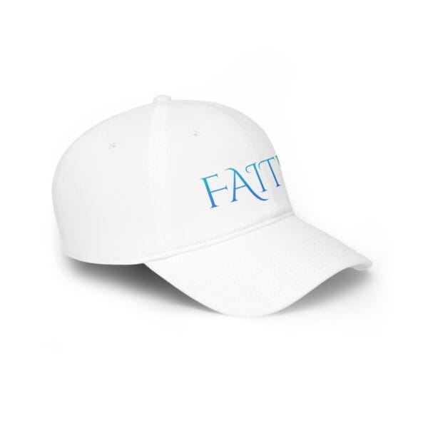 Muslim Cap - FAITH Low-Profile Baseball Cap – Gradient Blue - Image 3