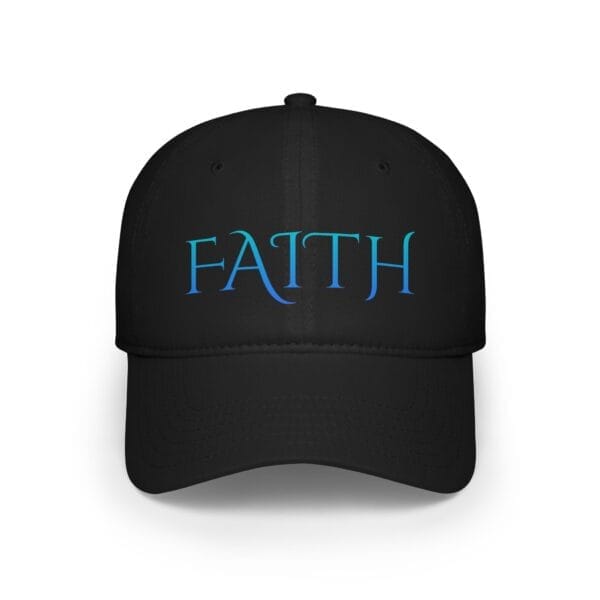Muslim Cap - FAITH Low-Profile Baseball Cap – Gradient Blue - Image 4