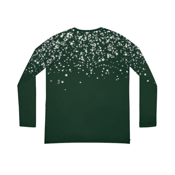 Women’s Long Sleeve V-Neck Green Shirt – Elegant Comfort - Image 2